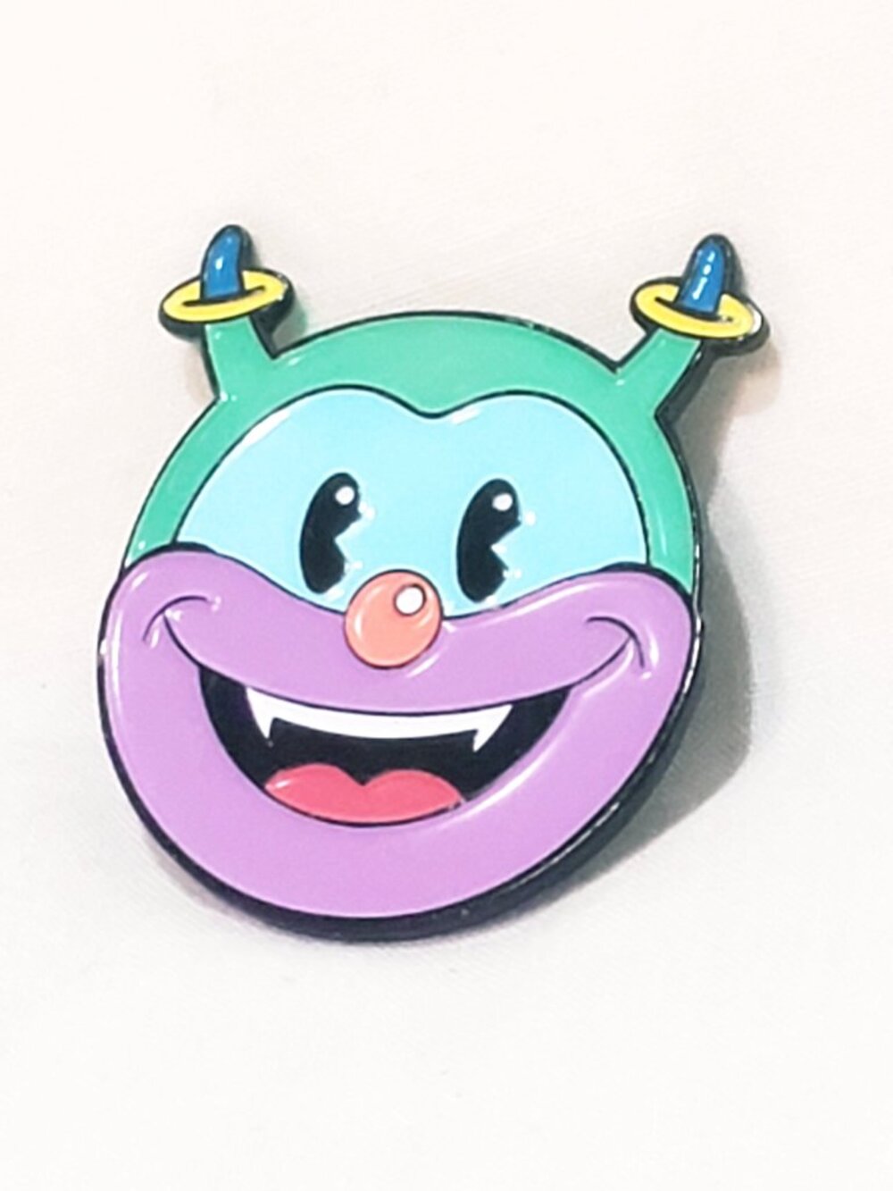 G.Grub Club Lapel Pin 1" Blue Purple Aaron Craig